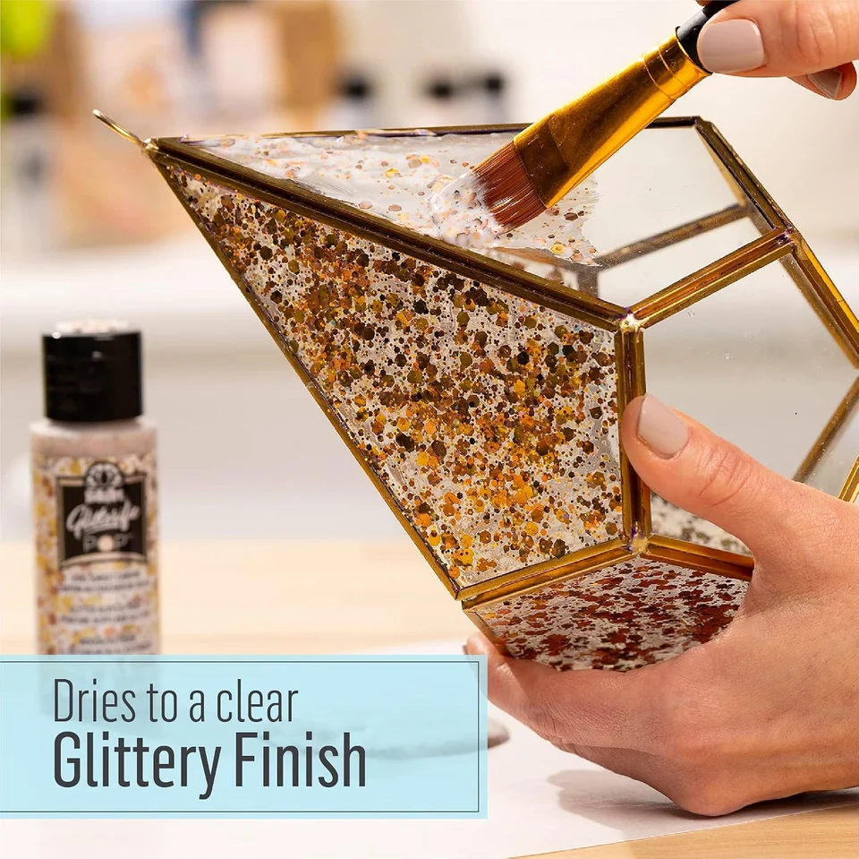 FolkArt Glitterific Pop · Golden Treasure — formula and project detail