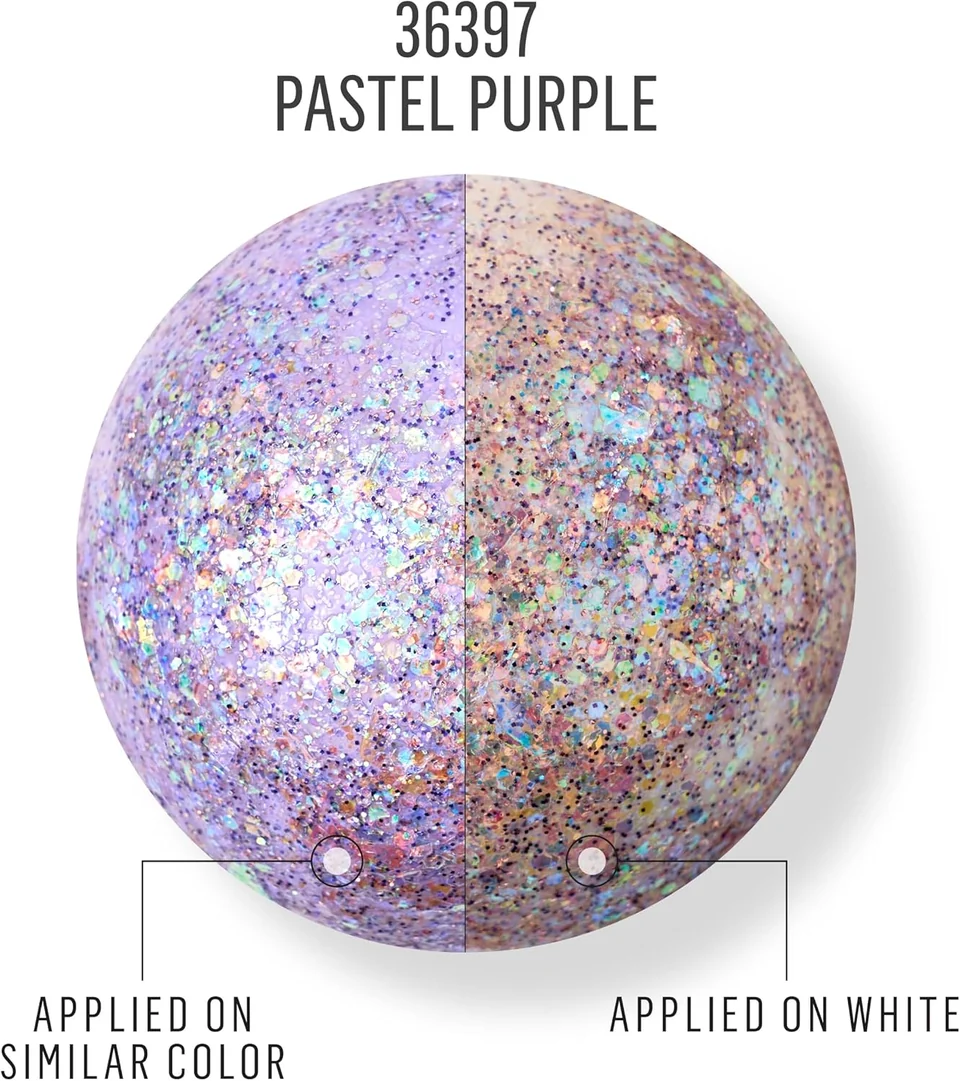 FolkArt Glitterific Pastel · Purple — formula and project detail
