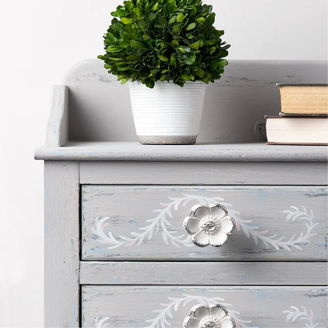 Painted drawer fronts with decorative details from the Home Décor Chalk gallery